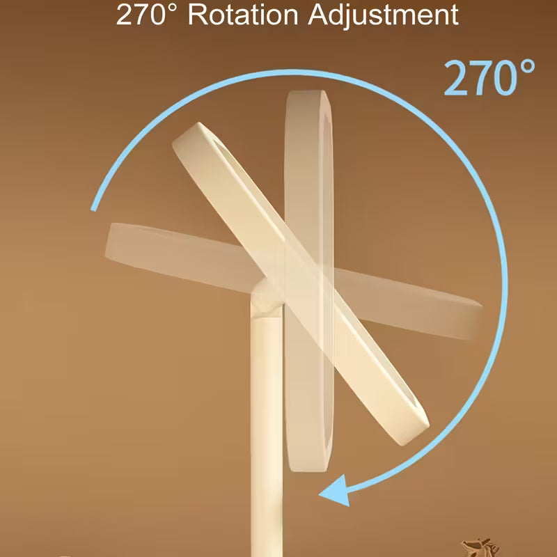 LED Makeup Mirror with 3 Lighting Modes - Rechargeable Vanity Mirror with Touch Control