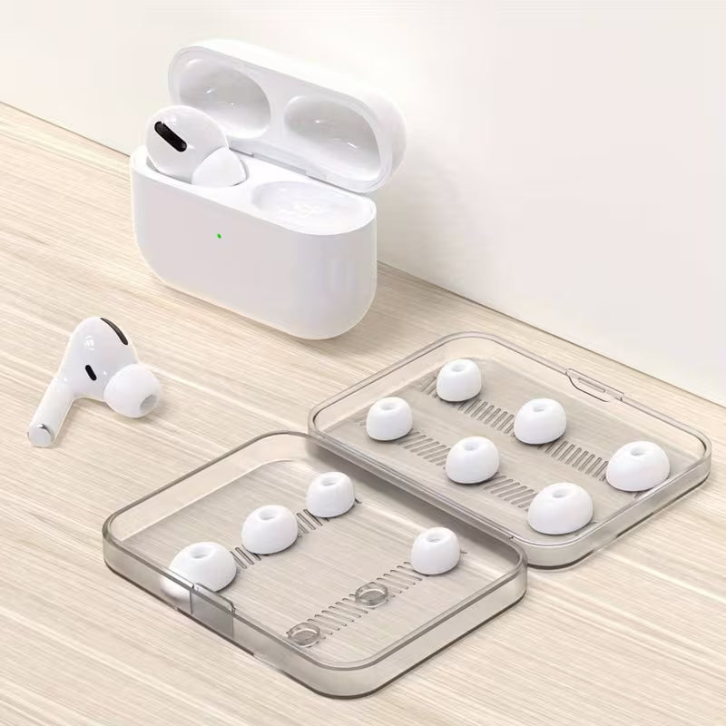 AirPods Pro Ear Tips with Portable Storage Case - 6 Pairs (S/M/L)
