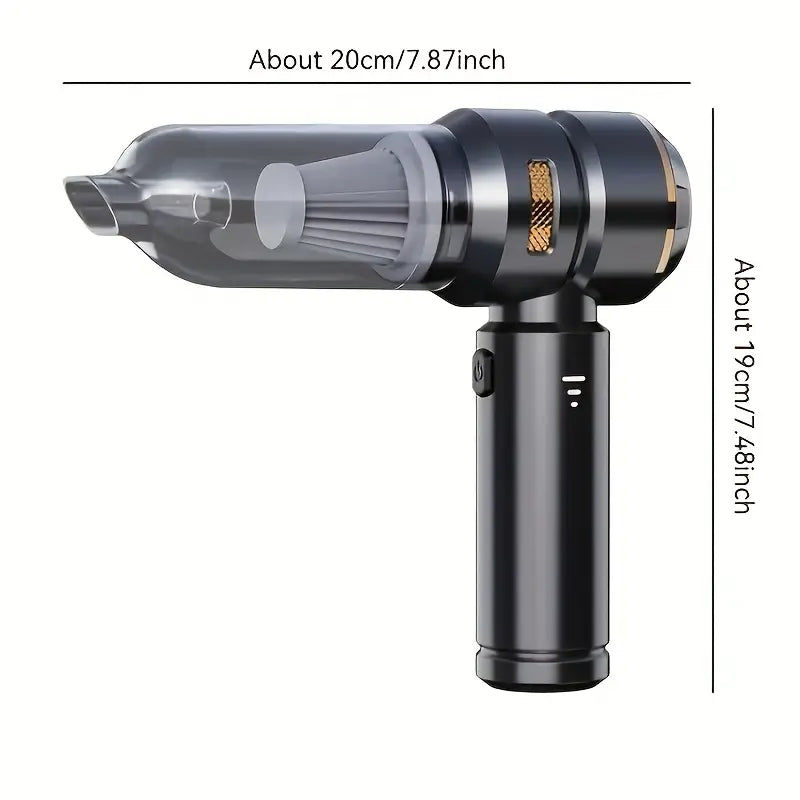 Suitu Portable Handheld Vacuum Cleaner - 200W, 14Kpa Suction, USB Rechargeable