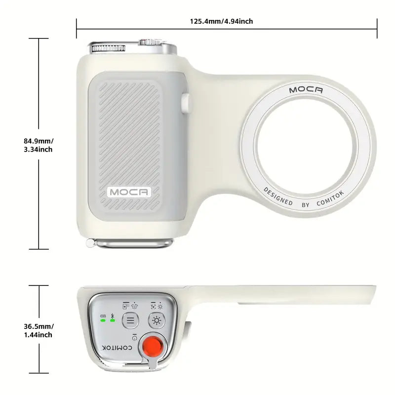 COMITOK MOCA iPhone Camera Shutter Device - One-Tap Activation & DSLR Style Button