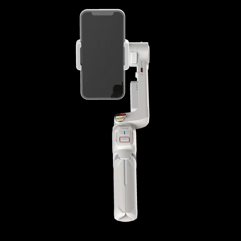 Professional Handheld Gimbal Stabilizer with Tripod & Fill Light - All-in-One Selfie Stick