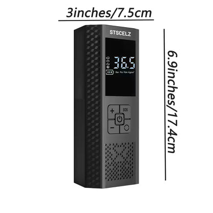 Tire Inflator Portable Air Compressor - 3X Fast 150 PSI Car Tire Air Pump