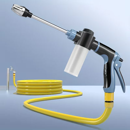 High-Pressure Foam Water Gun with Stainless Steel Extension Rod