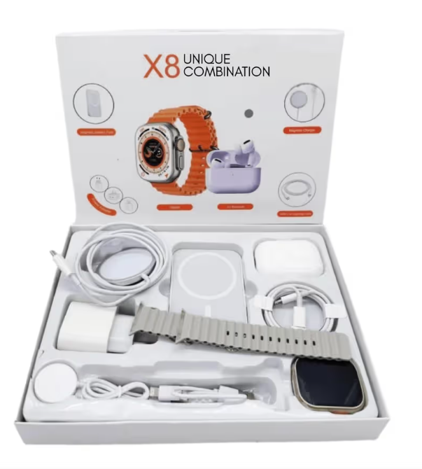 X8 Unique Combination Smartwatch Bundle - All-in-One Wearable Tech
