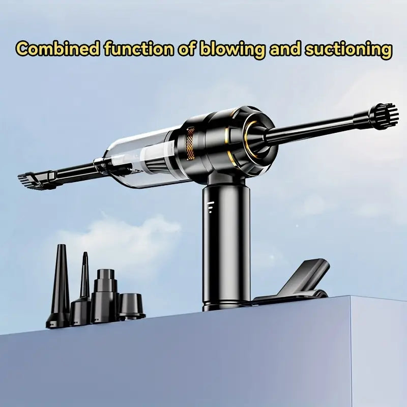 Suitu Portable Handheld Vacuum Cleaner - 200W, 14Kpa Suction, USB Rechargeable